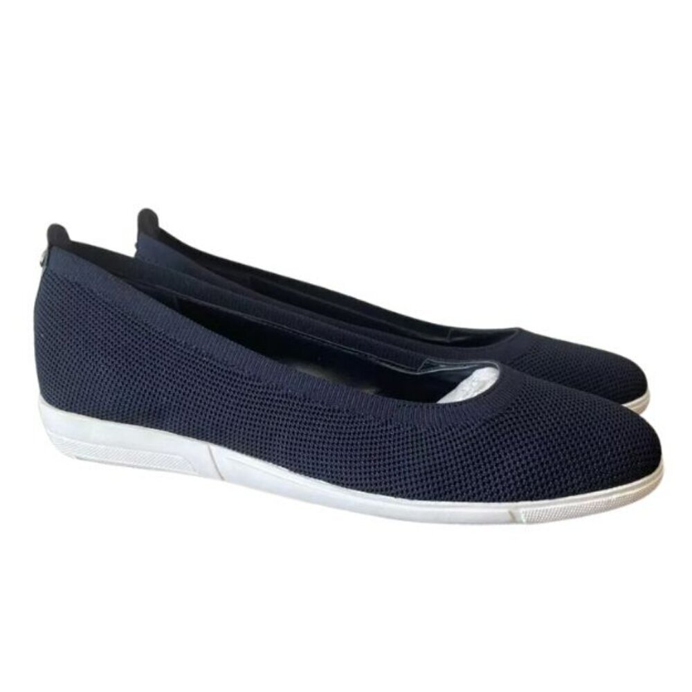 NEW IN BOX Bandolino Umma 2 Navy Blue Flats size 10 MSRP$80